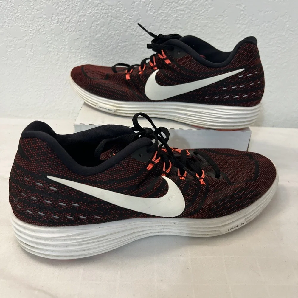 Nike LunarTempo 2 Running Mens 12.5 Black Summit White University Red 818097-006